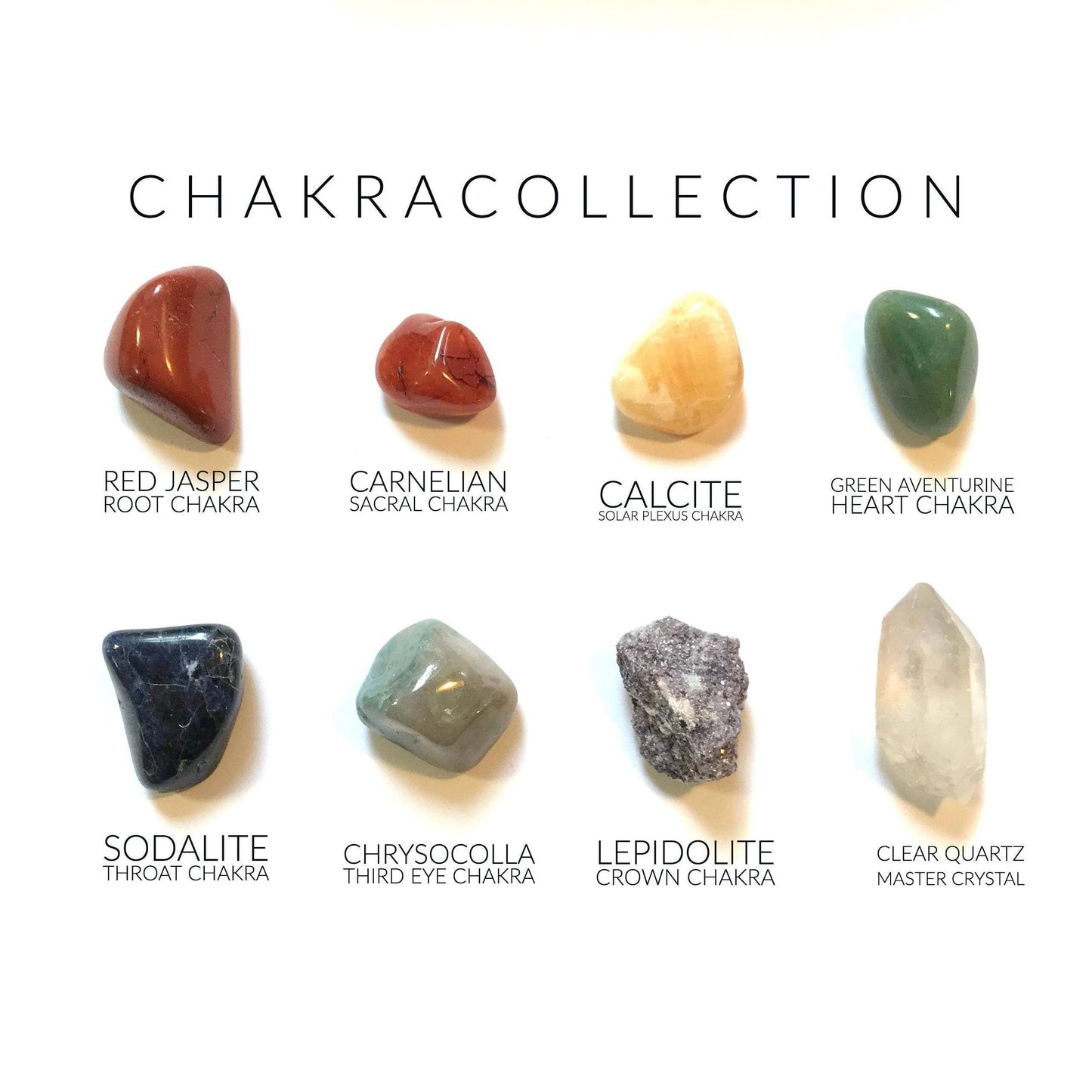 Chakra Collection - Rox Box - 8 pack - Crystals and Stones