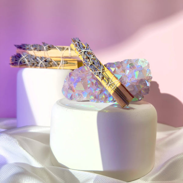 PALO SANTO & LAVENDER Bundle - Smoke Cleansing - Smudge