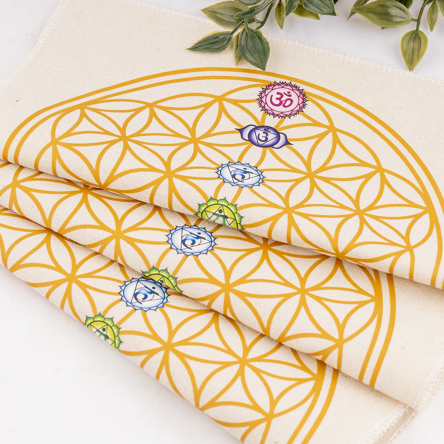 Crystal Grid Cloth |Sacred Geometry 7 Chakra For Energy Work