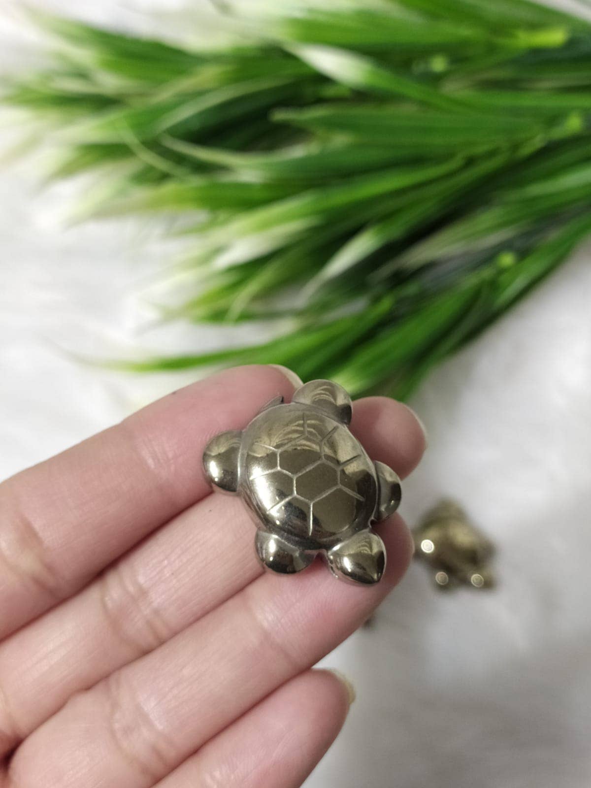 Wholesale Gold Pyrite Turtle Figurines |Bulk Crystal Animals