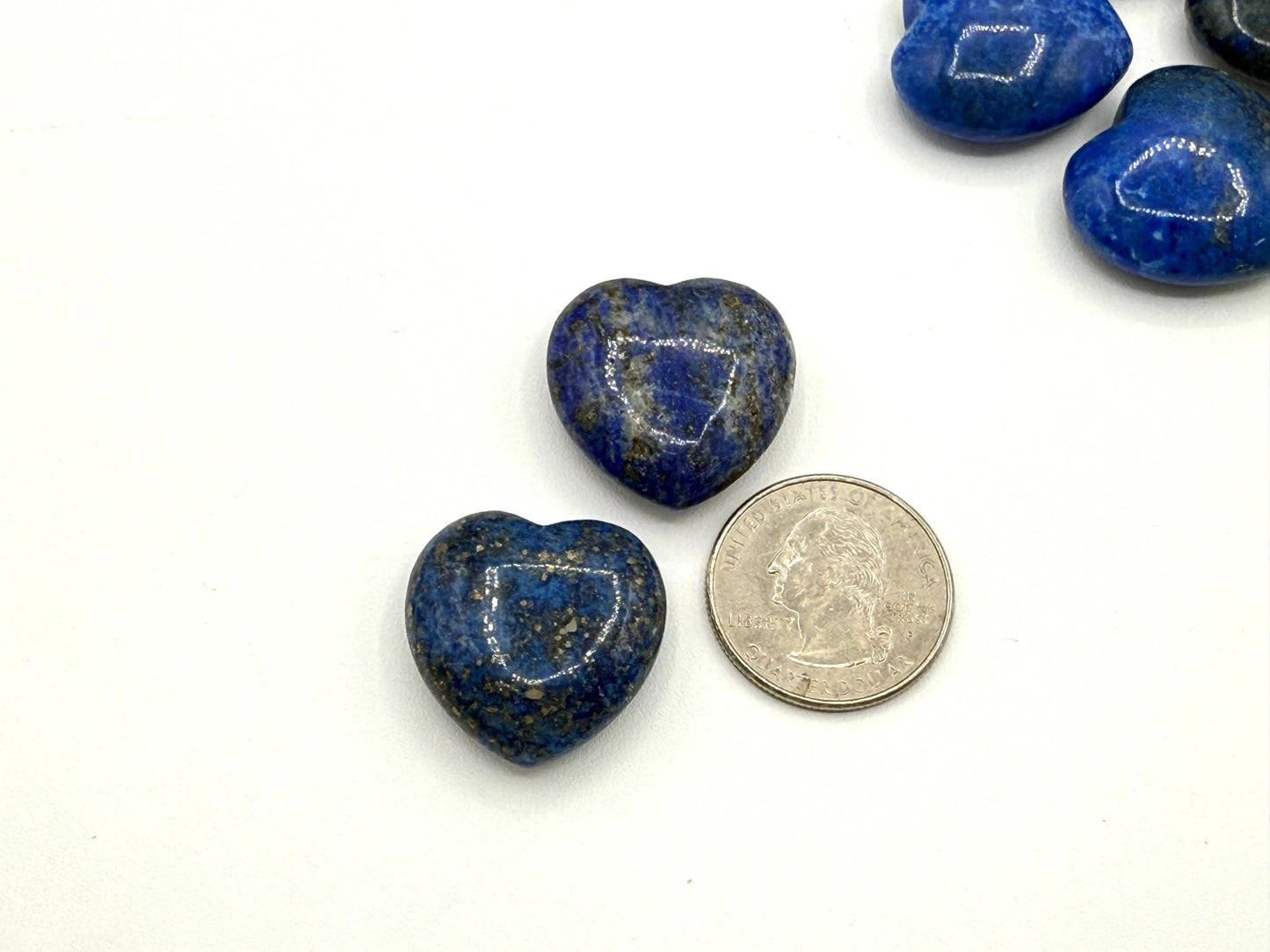 Lapis Lazuli Mini Hearts (25MM or 2.5CM)