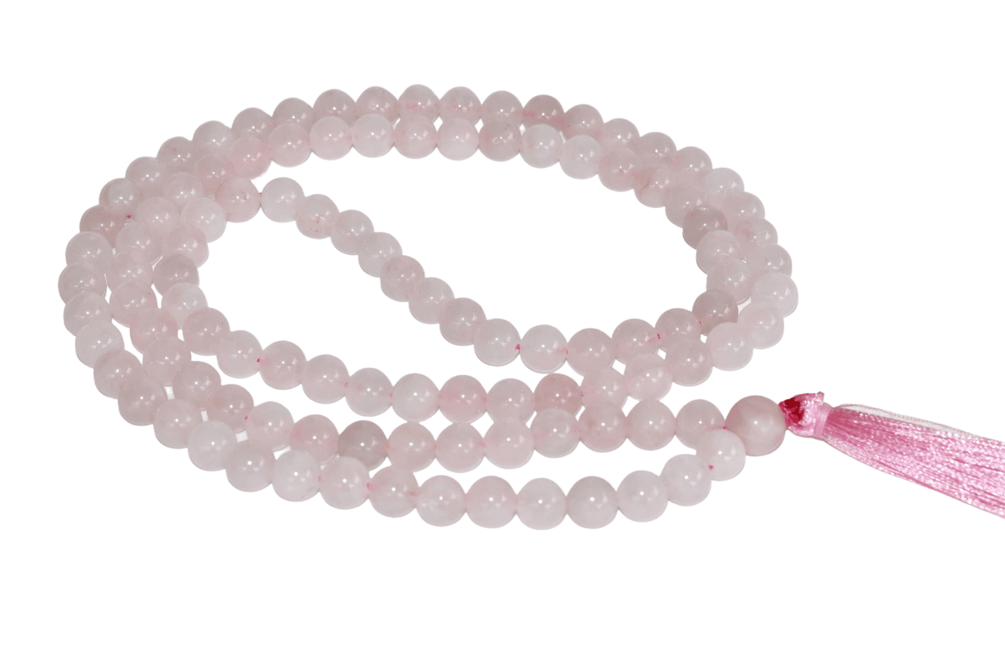 Gemstone Mala | Rose Quartz | 108 Prayer Beads Jap Mala