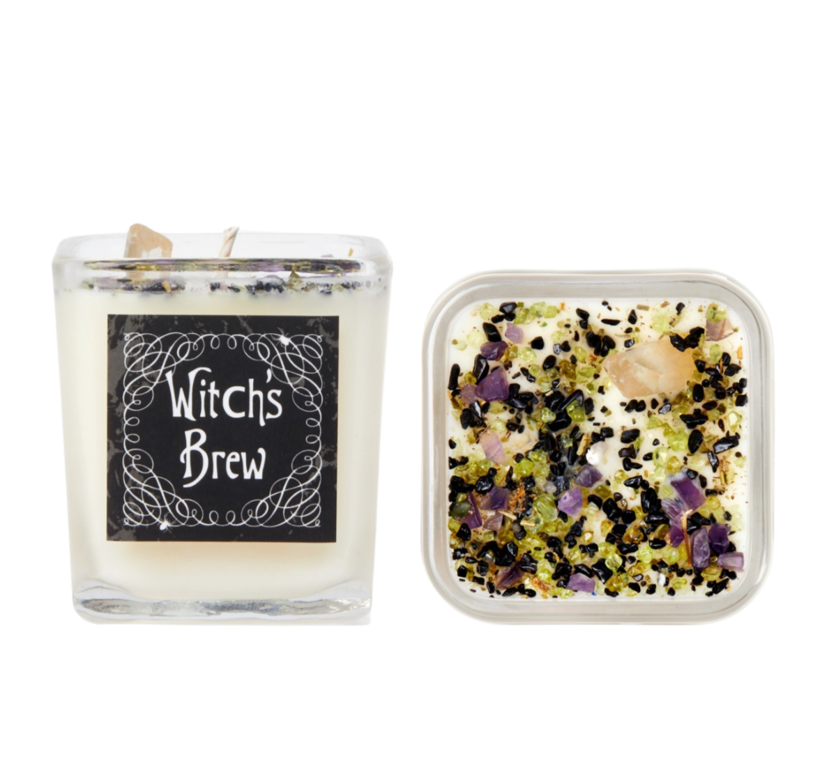 Mystical & Magical Candles, Spiritual Candle, Crystal Candle