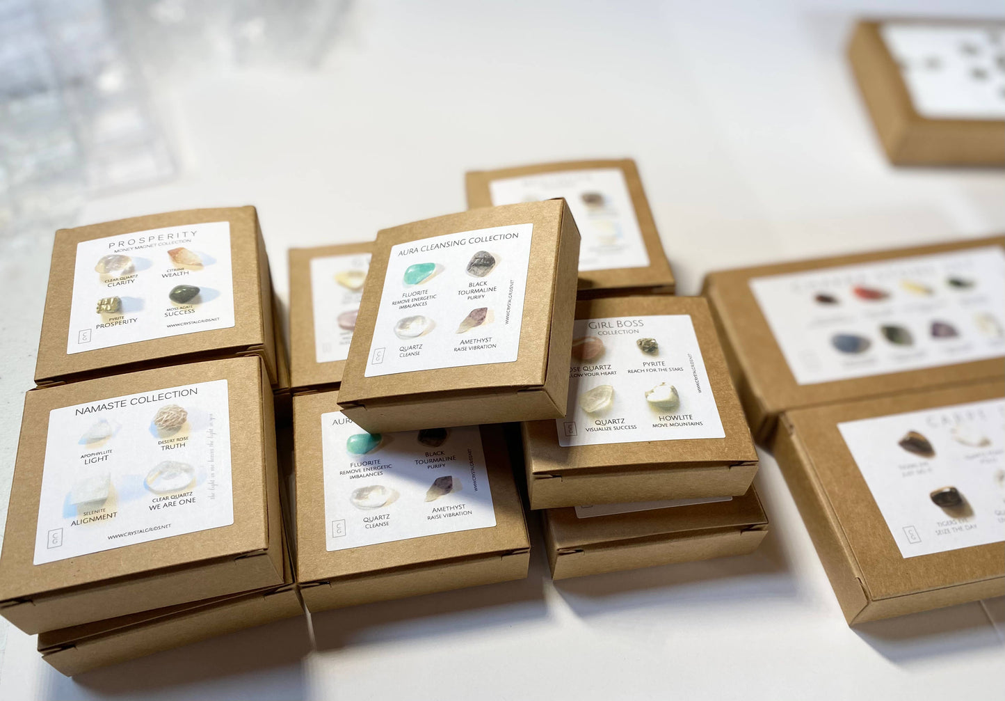 Law of Attraction - Rox Box- Crystals and Stone gift set kit