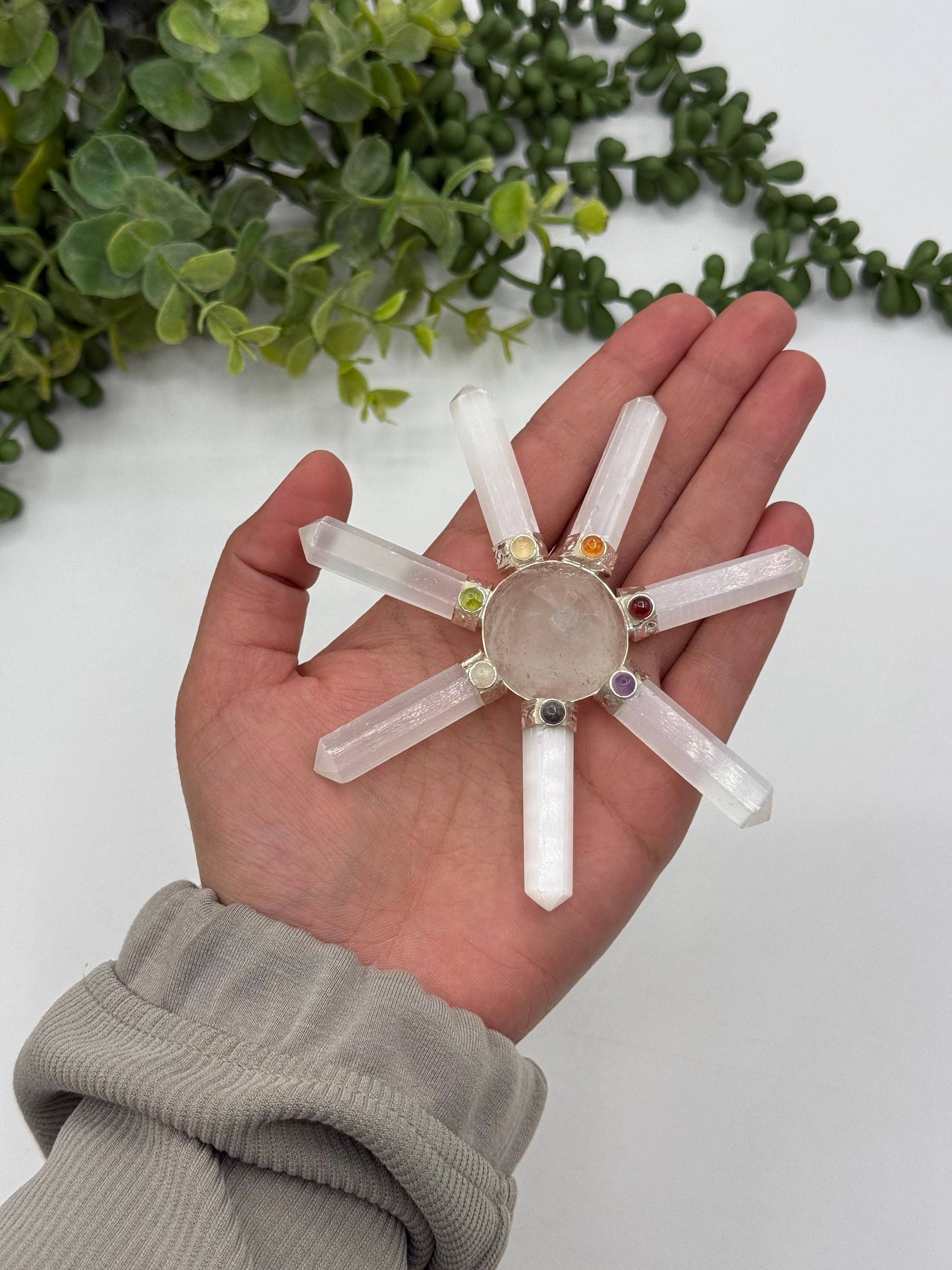 Selenite 7-Point Energy Generator