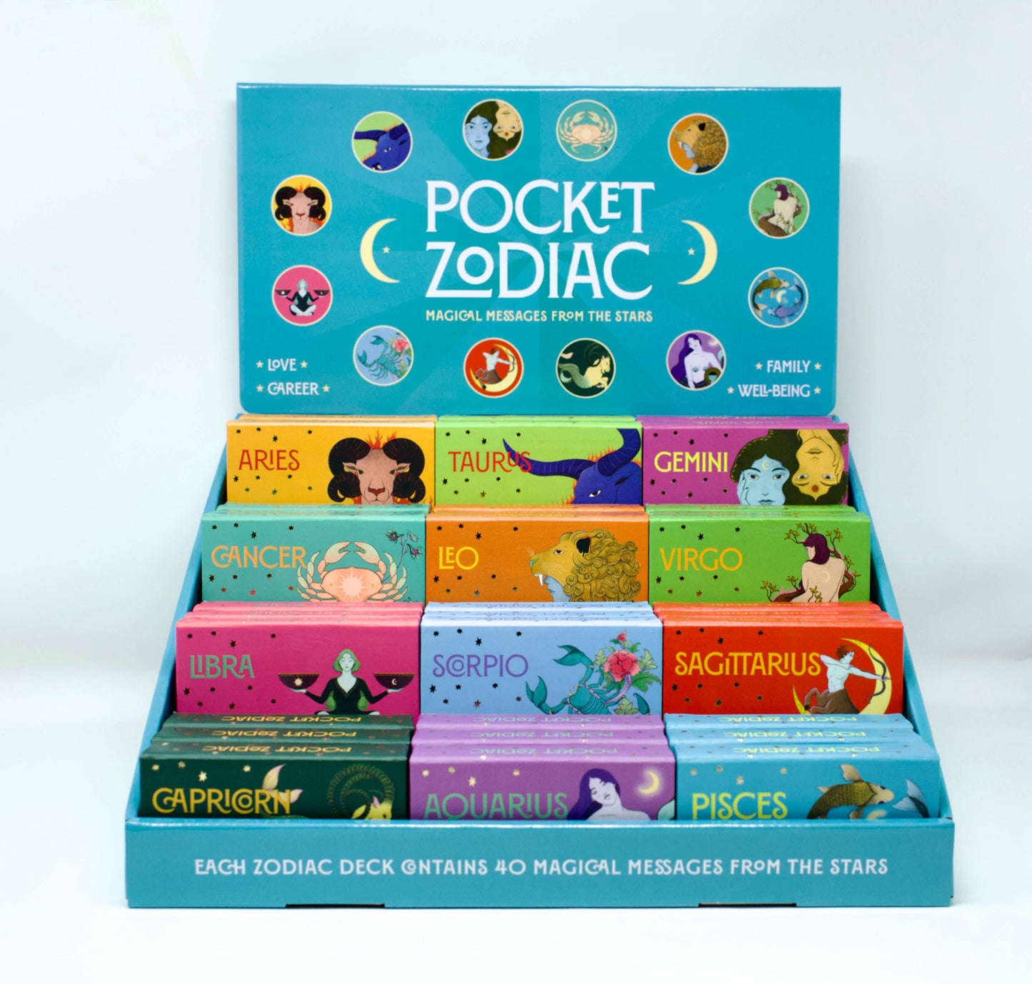 Leo Pocket Zodiac Cards: 40 Magical Messages