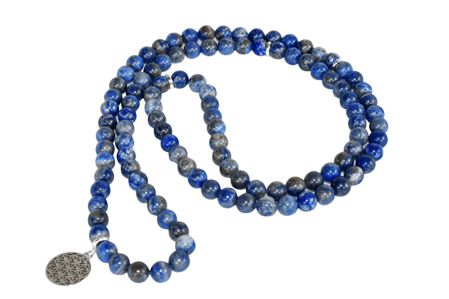 108 Prayer Beads | Lapis Lazuli | Crystals Mala Bracelet