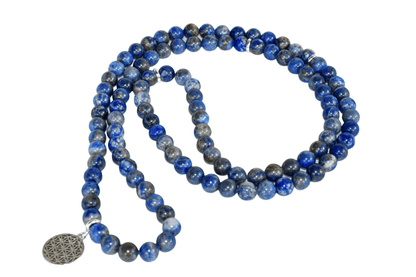 108 Prayer Beads | Lapis Lazuli | Crystals Mala Bracelet