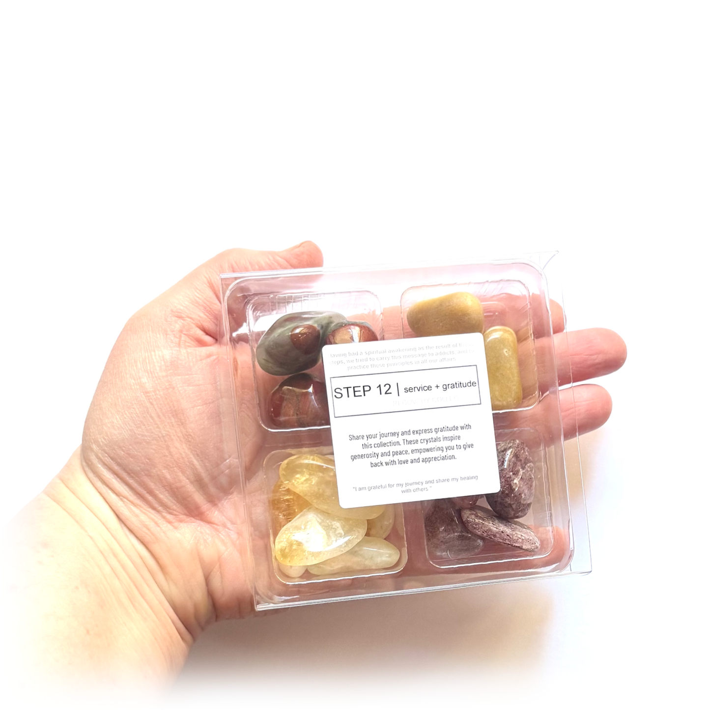 12 STEP COLLECTION sobriety recovery addiction crystal sets