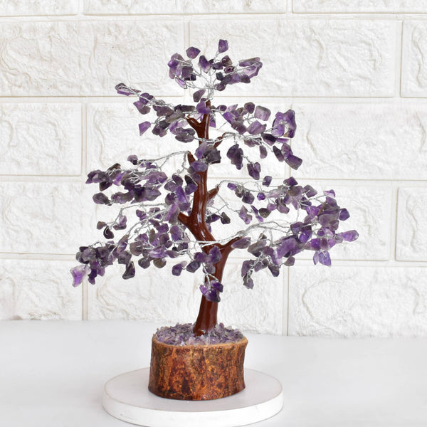 300 Chips Gemstone Tree | Amethyst | Crystal Tree Of Life