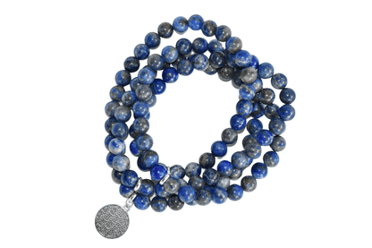 108 Prayer Beads | Lapis Lazuli | Crystals Mala Bracelet