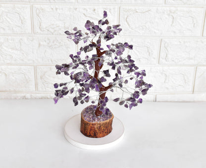300 Chips Gemstone Tree | Amethyst | Crystal Tree Of Life