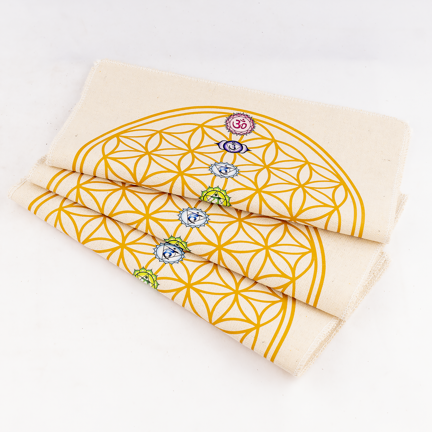 Crystal Grid Cloth |Sacred Geometry 7 Chakra For Energy Work